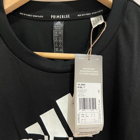 Black adidas sports tshirt - Picture 2 of 6